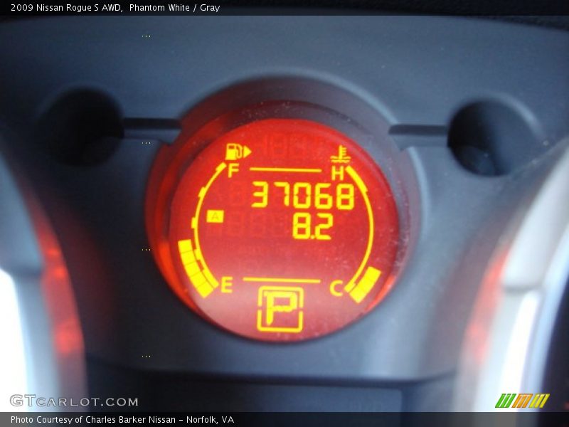 Phantom White / Gray 2009 Nissan Rogue S AWD