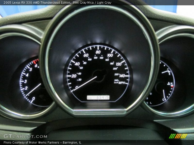 Flint Gray Mica / Light Gray 2005 Lexus RX 330 AWD Thundercloud Edition