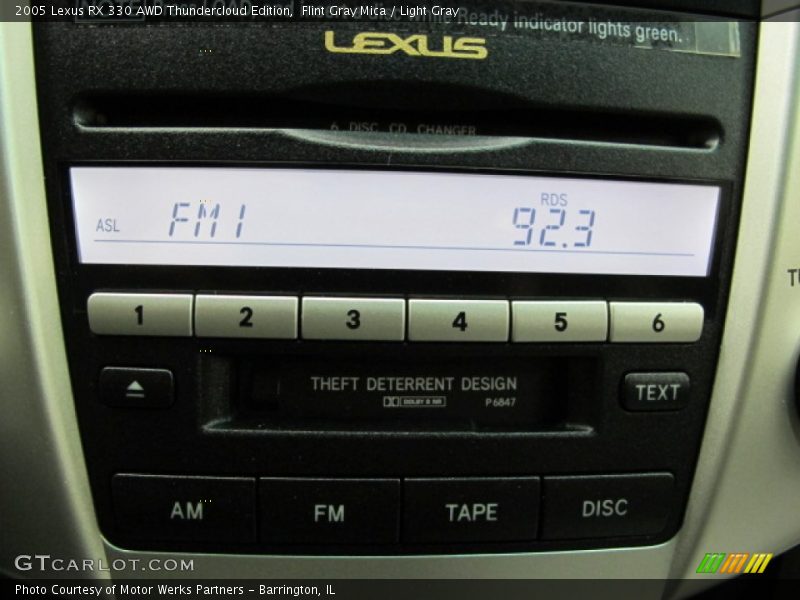 Flint Gray Mica / Light Gray 2005 Lexus RX 330 AWD Thundercloud Edition
