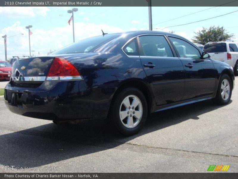 Imperial Blue Metallic / Gray 2010 Chevrolet Impala LT