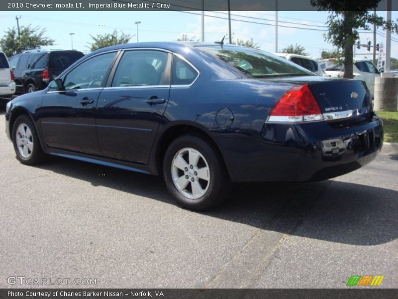 Imperial Blue Metallic / Gray 2010 Chevrolet Impala LT