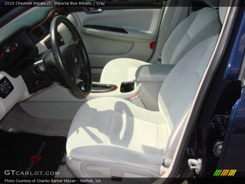 Imperial Blue Metallic / Gray 2010 Chevrolet Impala LT