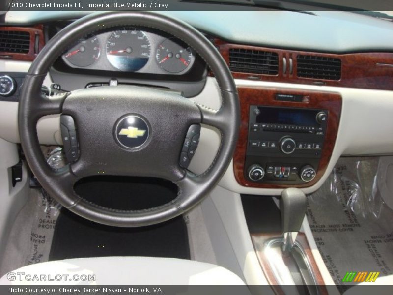 Imperial Blue Metallic / Gray 2010 Chevrolet Impala LT