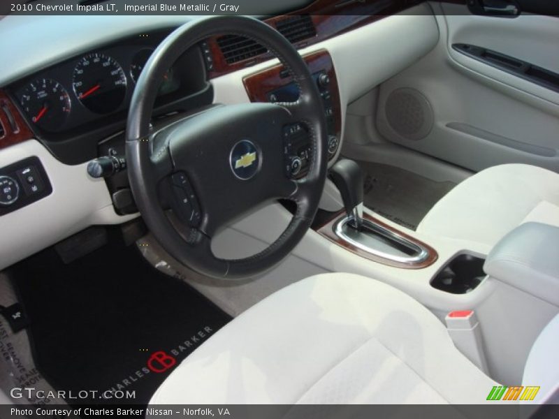 Imperial Blue Metallic / Gray 2010 Chevrolet Impala LT