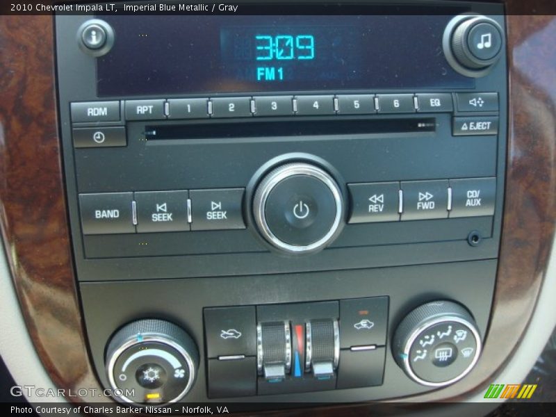 Imperial Blue Metallic / Gray 2010 Chevrolet Impala LT
