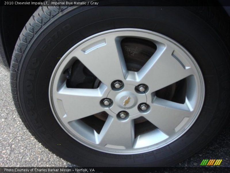 Imperial Blue Metallic / Gray 2010 Chevrolet Impala LT