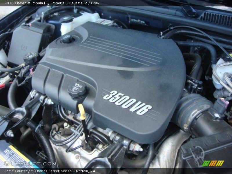 Imperial Blue Metallic / Gray 2010 Chevrolet Impala LT