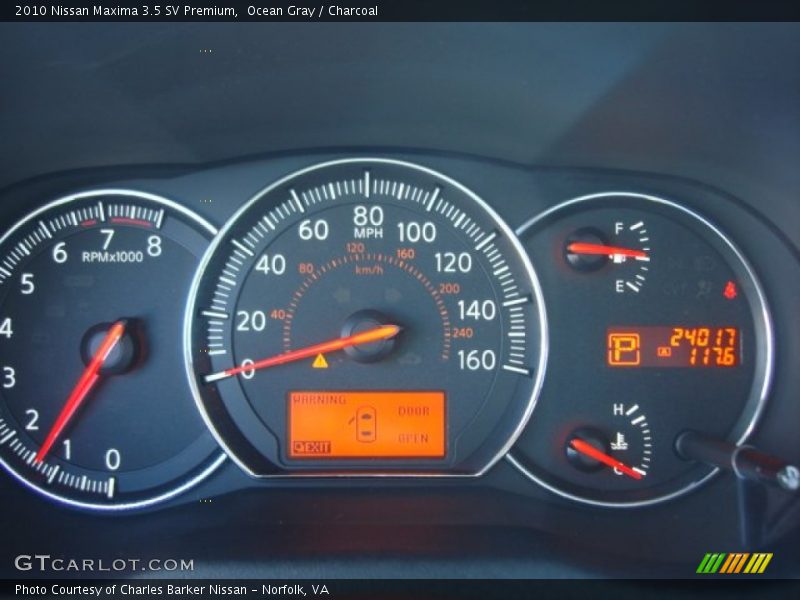 Ocean Gray / Charcoal 2010 Nissan Maxima 3.5 SV Premium