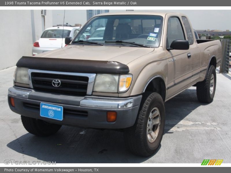 Sierra Beige Metallic / Oak 1998 Toyota Tacoma PreRunner V6 Extended Cab