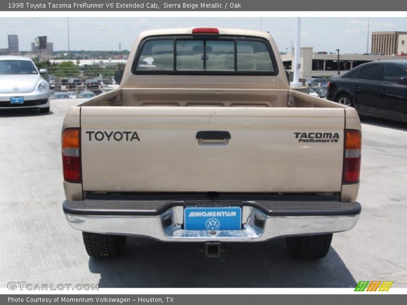 Sierra Beige Metallic / Oak 1998 Toyota Tacoma PreRunner V6 Extended Cab
