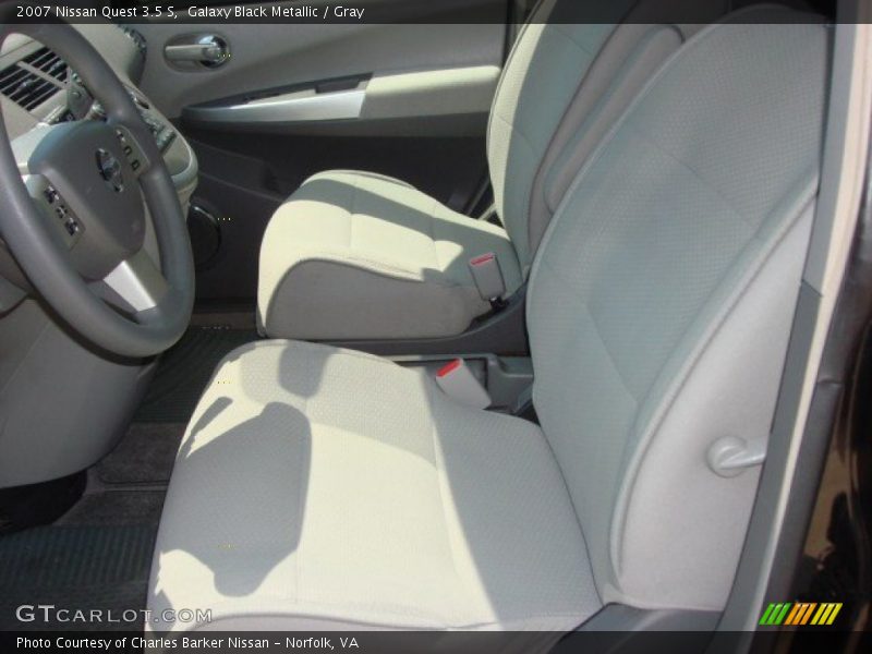Galaxy Black Metallic / Gray 2007 Nissan Quest 3.5 S