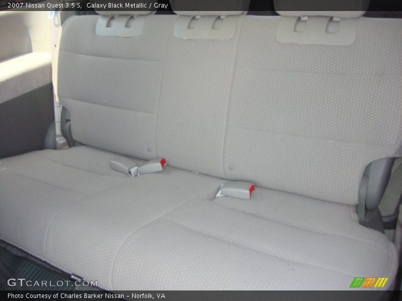 Galaxy Black Metallic / Gray 2007 Nissan Quest 3.5 S