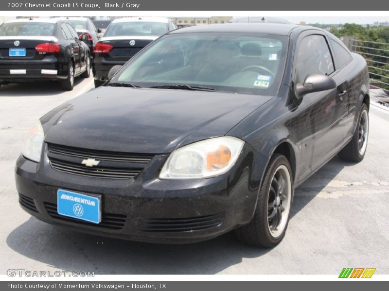 Black / Gray 2007 Chevrolet Cobalt LS Coupe
