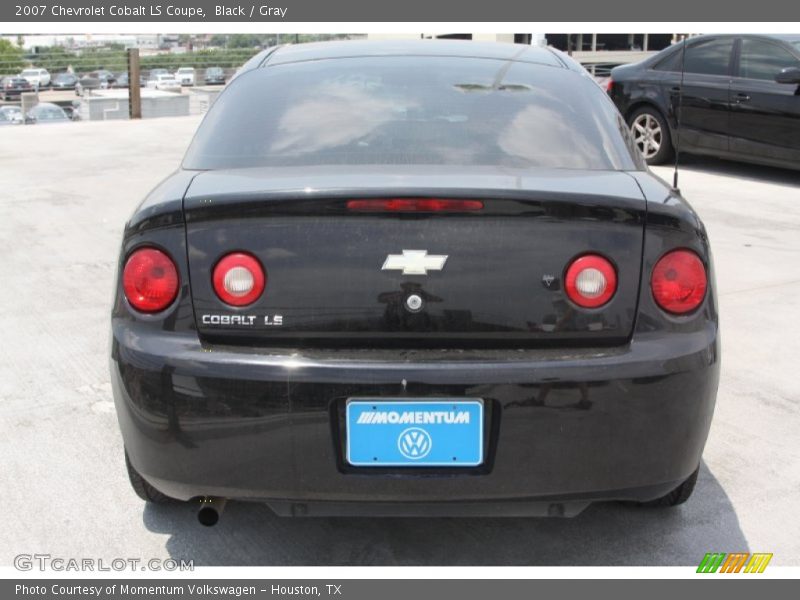 Black / Gray 2007 Chevrolet Cobalt LS Coupe