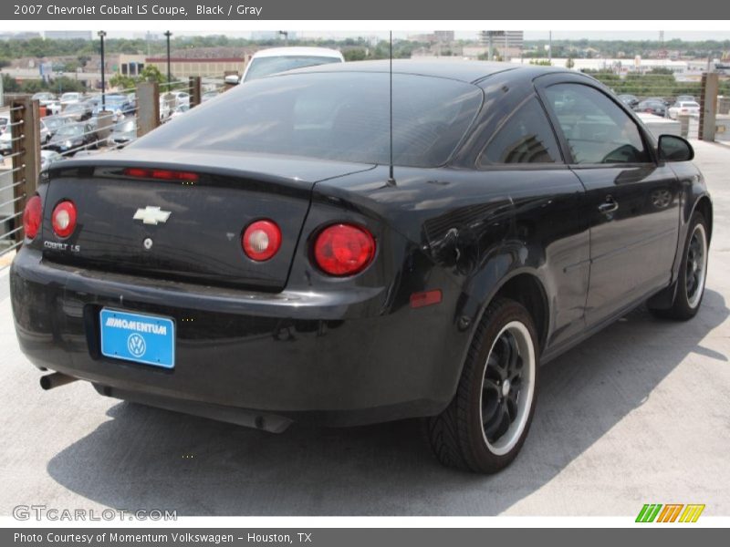 Black / Gray 2007 Chevrolet Cobalt LS Coupe