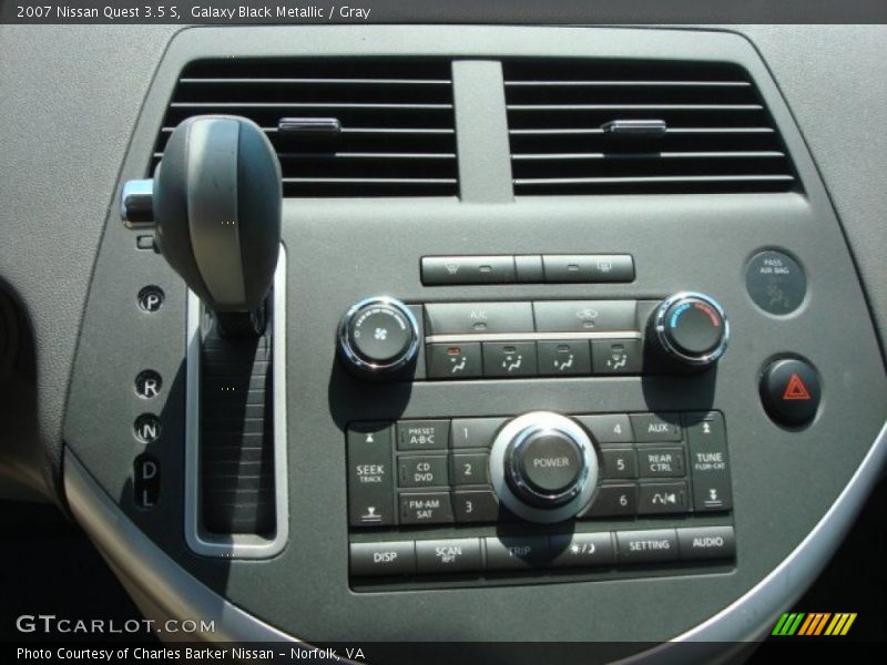 Galaxy Black Metallic / Gray 2007 Nissan Quest 3.5 S