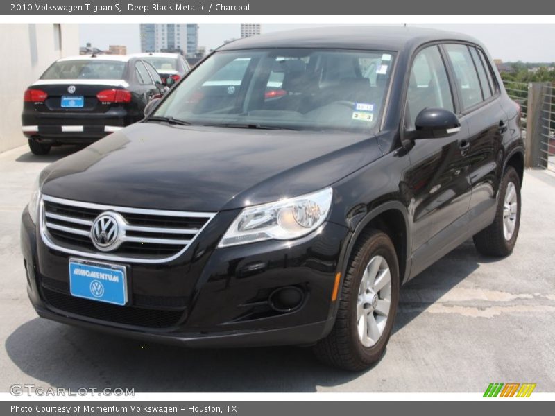 Deep Black Metallic / Charcoal 2010 Volkswagen Tiguan S