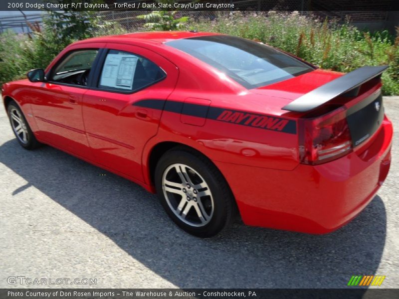 TorRed / Dark Slate Gray/Light Graystone 2006 Dodge Charger R/T Daytona