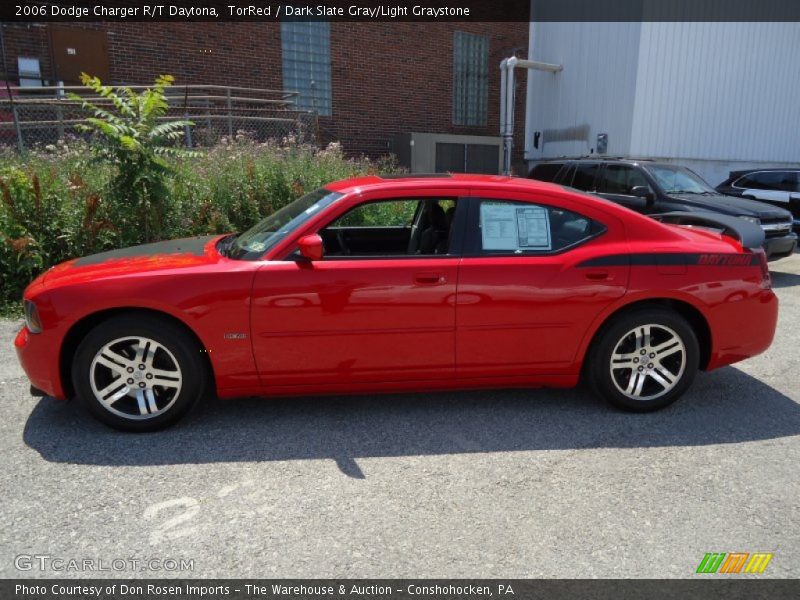 TorRed / Dark Slate Gray/Light Graystone 2006 Dodge Charger R/T Daytona