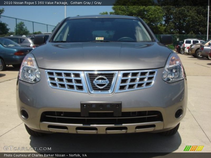 Gotham Gray / Gray 2010 Nissan Rogue S 360 Value Package