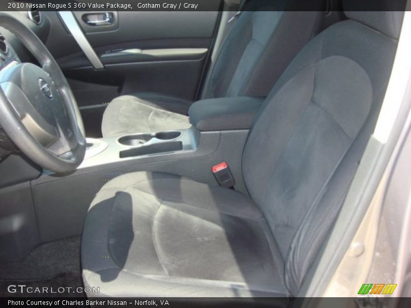 Gotham Gray / Gray 2010 Nissan Rogue S 360 Value Package