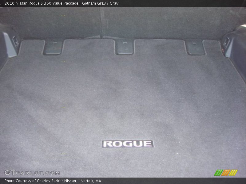 Gotham Gray / Gray 2010 Nissan Rogue S 360 Value Package
