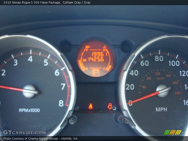 Gotham Gray / Gray 2010 Nissan Rogue S 360 Value Package