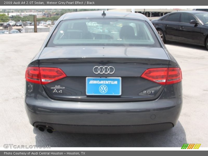 Meteor Grey Pearl Effect / Black 2009 Audi A4 2.0T Sedan
