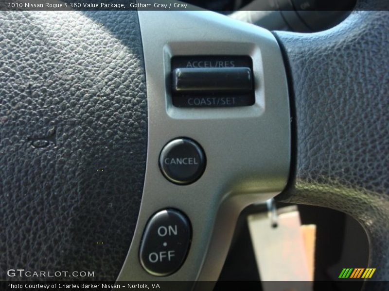 Gotham Gray / Gray 2010 Nissan Rogue S 360 Value Package