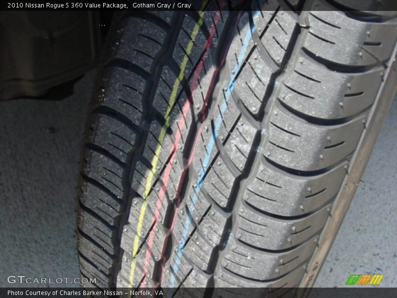 Gotham Gray / Gray 2010 Nissan Rogue S 360 Value Package