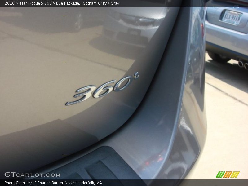 Gotham Gray / Gray 2010 Nissan Rogue S 360 Value Package