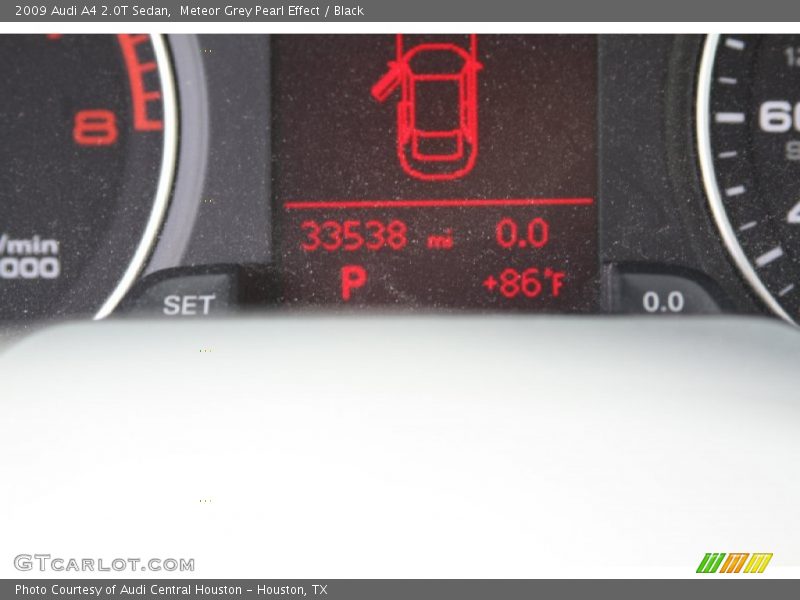Meteor Grey Pearl Effect / Black 2009 Audi A4 2.0T Sedan