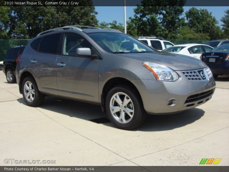 Gotham Gray / Gray 2010 Nissan Rogue SL
