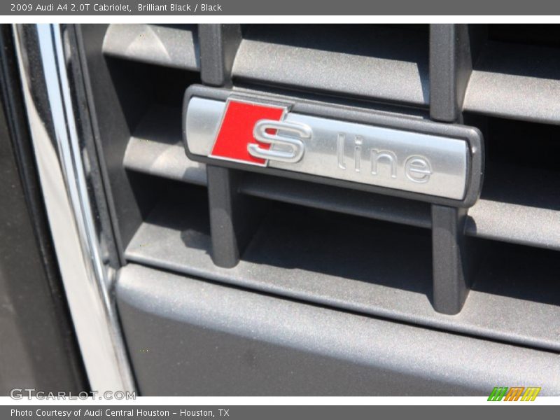 Brilliant Black / Black 2009 Audi A4 2.0T Cabriolet