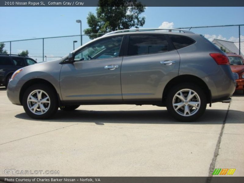Gotham Gray / Gray 2010 Nissan Rogue SL