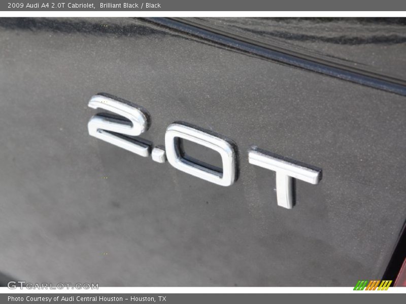 Brilliant Black / Black 2009 Audi A4 2.0T Cabriolet