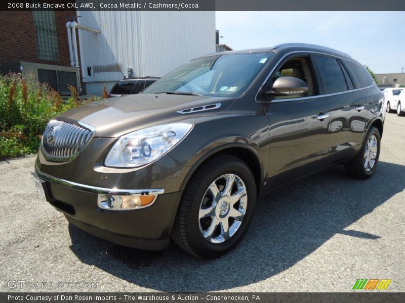 Cocoa Metallic / Cashmere/Cocoa 2008 Buick Enclave CXL AWD