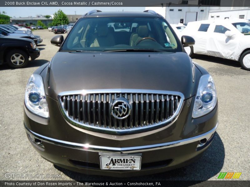 Cocoa Metallic / Cashmere/Cocoa 2008 Buick Enclave CXL AWD