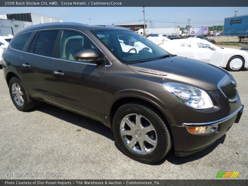 Cocoa Metallic / Cashmere/Cocoa 2008 Buick Enclave CXL AWD