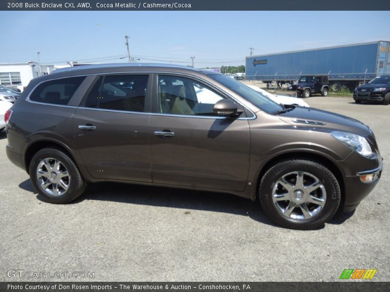 Cocoa Metallic / Cashmere/Cocoa 2008 Buick Enclave CXL AWD