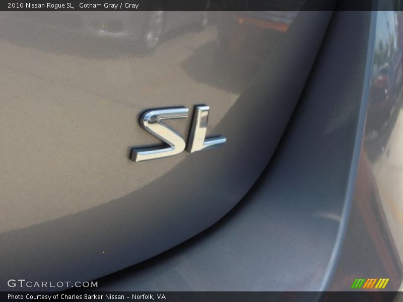 Gotham Gray / Gray 2010 Nissan Rogue SL