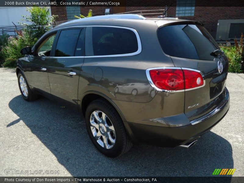 Cocoa Metallic / Cashmere/Cocoa 2008 Buick Enclave CXL AWD