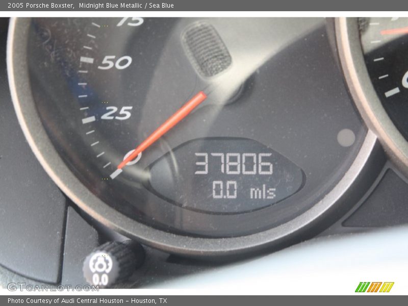 Midnight Blue Metallic / Sea Blue 2005 Porsche Boxster