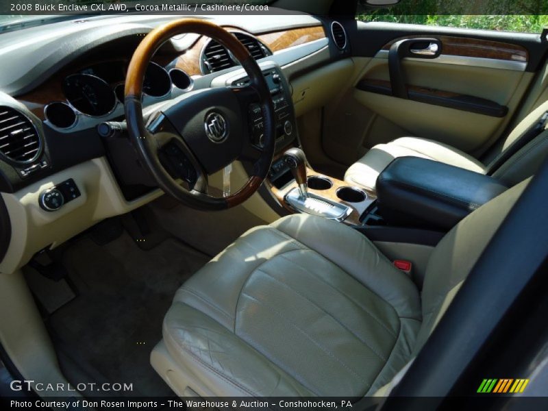 Cocoa Metallic / Cashmere/Cocoa 2008 Buick Enclave CXL AWD