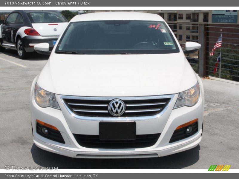 Candy White / Black 2010 Volkswagen CC Sport