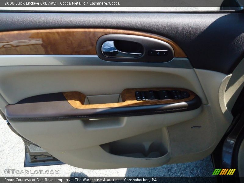Cocoa Metallic / Cashmere/Cocoa 2008 Buick Enclave CXL AWD