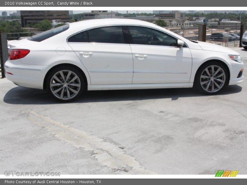 Candy White / Black 2010 Volkswagen CC Sport