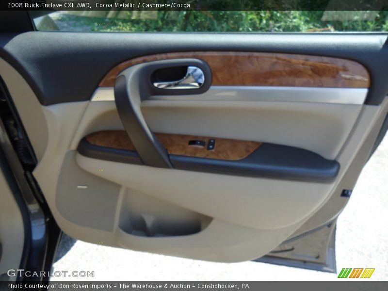 Cocoa Metallic / Cashmere/Cocoa 2008 Buick Enclave CXL AWD