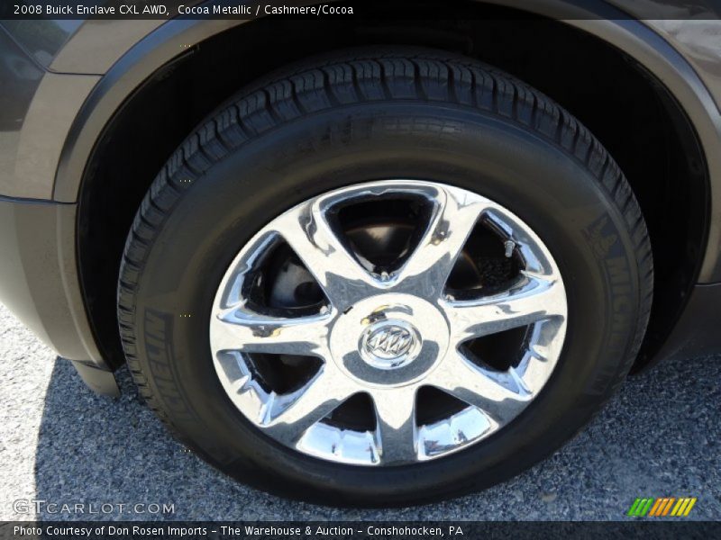 Cocoa Metallic / Cashmere/Cocoa 2008 Buick Enclave CXL AWD