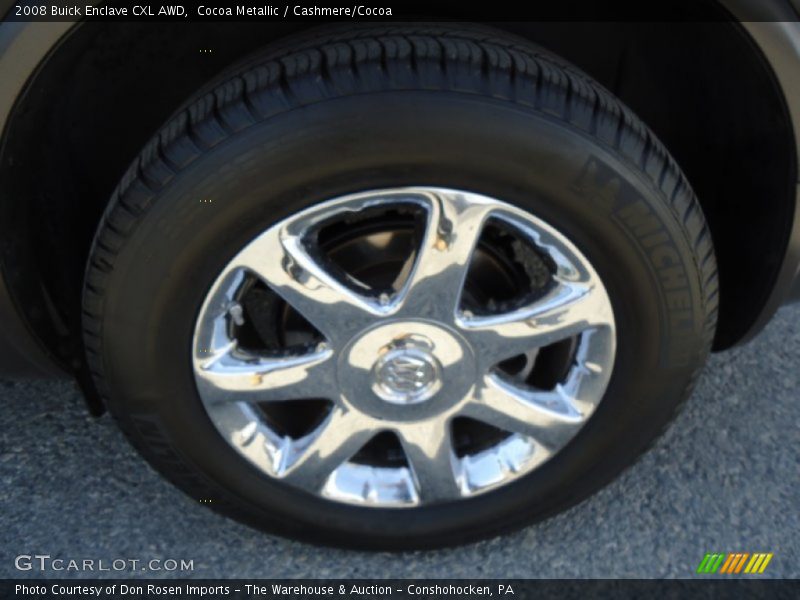 Cocoa Metallic / Cashmere/Cocoa 2008 Buick Enclave CXL AWD